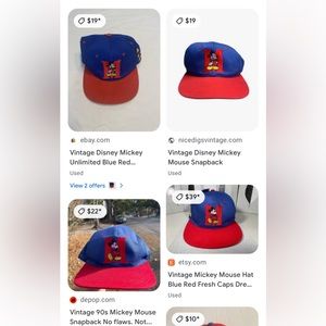 Vintage Mickey Mouse SnapBack